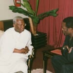 With former ADB President Babacar Ndiaye