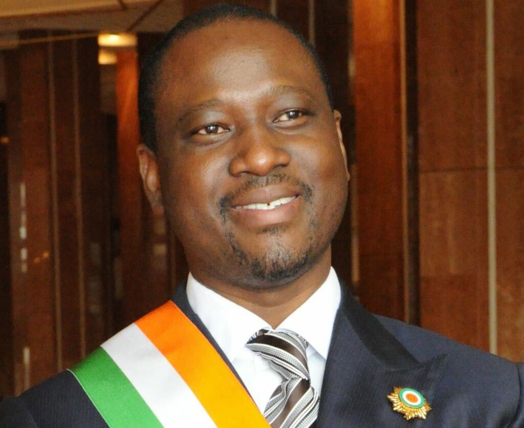 Guillaume Soro, speaker of Cote d'Ivoire's parliament 