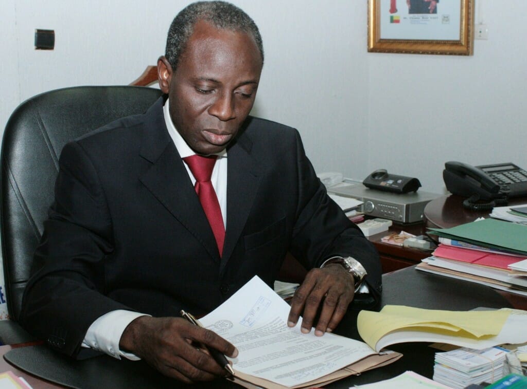 Then Minister-Delegate for Maritime Economy, Maritime Transports and Port’s Infrastructure, Issa Badarou-Soulé