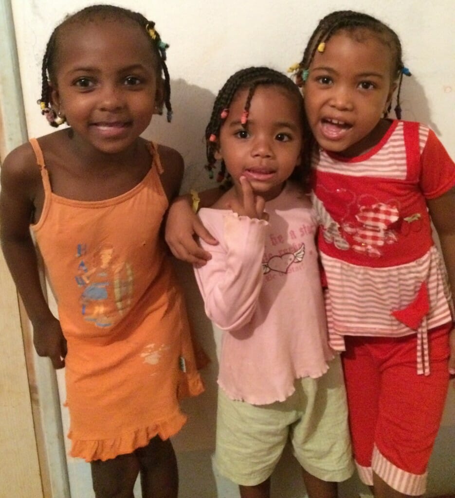 Julianna, Melody and Olivia posing for the camera. “They are the sweetest and most humble little girls on the planet,” says kind-hearted Cherish.