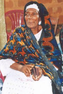 Hadeejah, at age 83, in a picture shot in 2004 during the 45th anniversary celebration of her husband's death