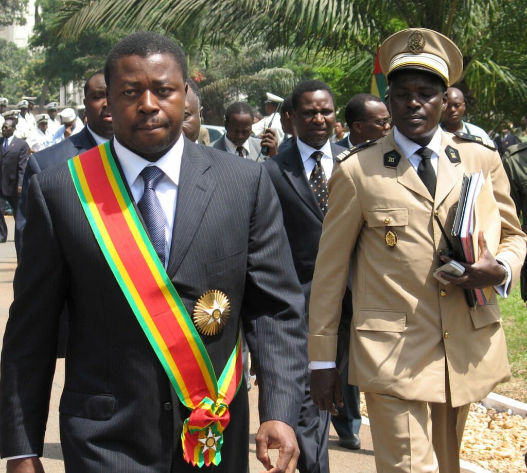 Faure Gnassingbe, after his inauguration in February 2005