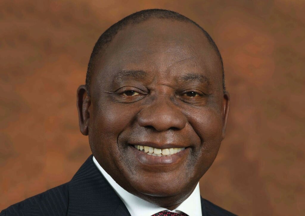 South Africa's president Cyril Ramaphosa