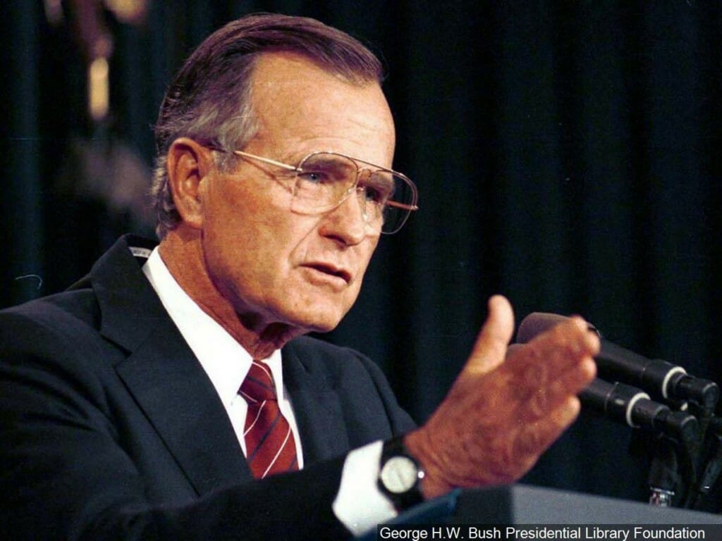 The late George H. Bush, 41st President of the United States