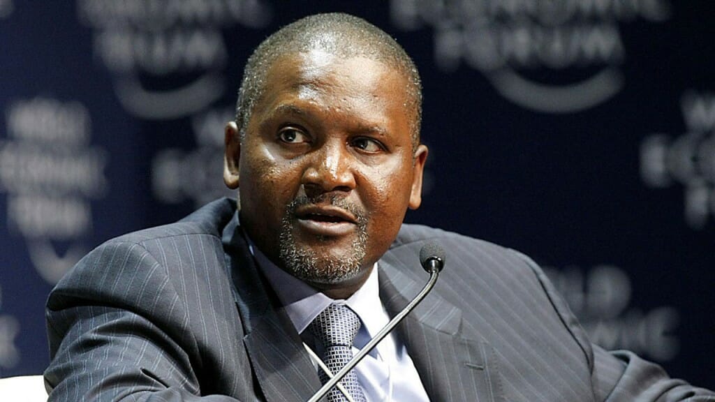 Nigeria's Aliko Dangote, reportedly the wealthiest man in Sub-Saharan Africa. 