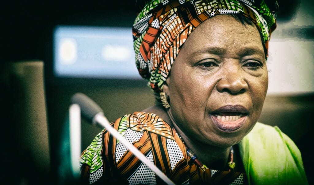 Nkosazana Dlamini-Zuma, formerly African Union chairperson and estranged wife of former president Jacob Zuma, who returns as the minister of co-operative governance and traditional affairs