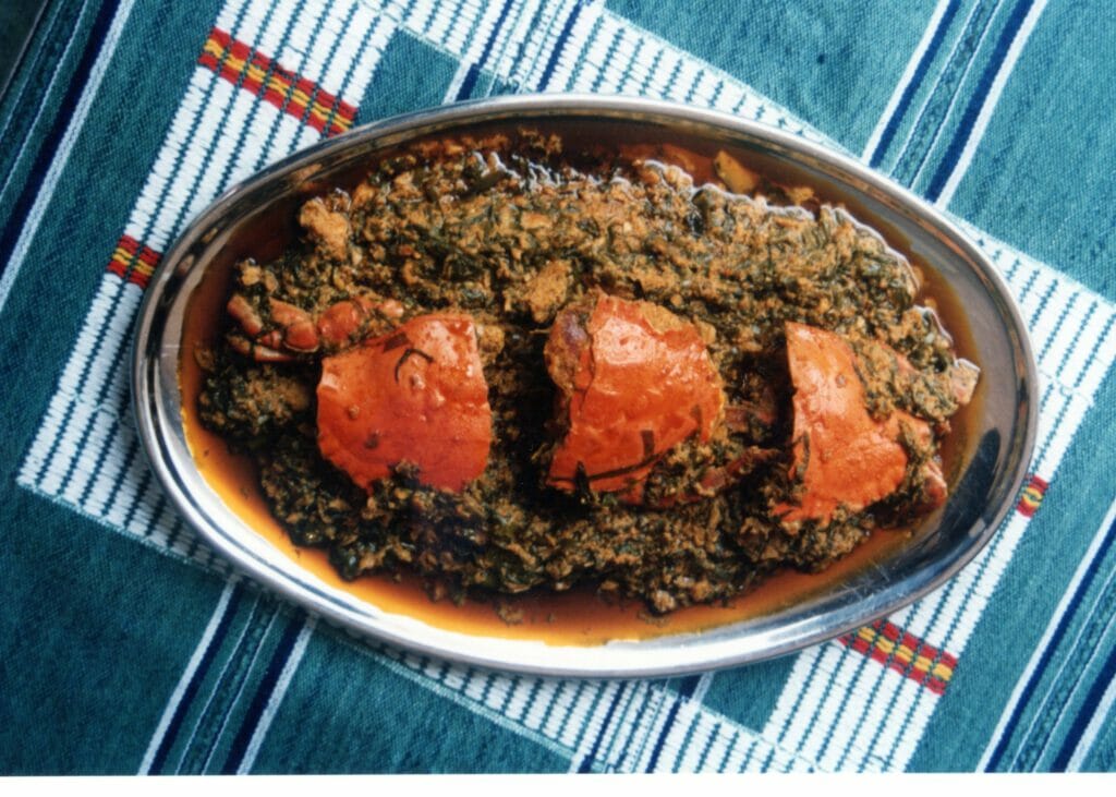 Palaver Sauce, a dish very popular in West Africa
