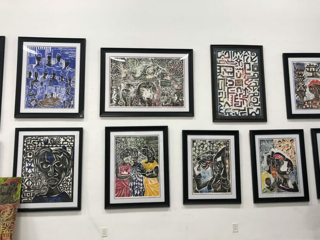 Art at the Aziz Gallerie in LA