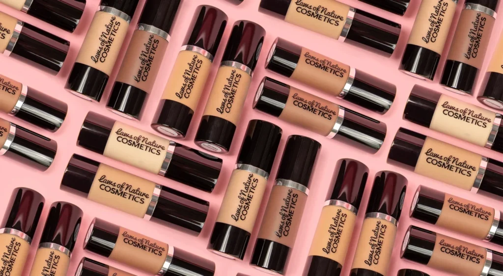 Cosmetics products by Washington, D.C. company Laws of Nature created by Jasmine Rose in memory of her mother who died of skin cancer