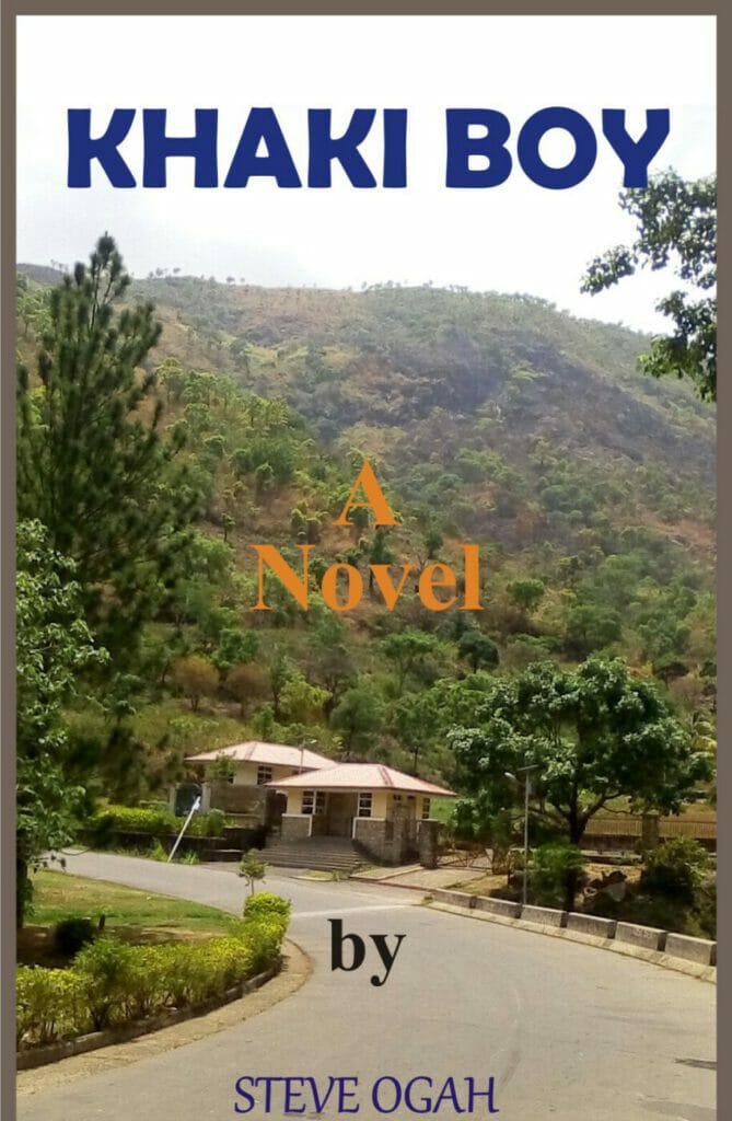 The front cover of KHAKI BOY, a book by Nigerian writer Steve Ogah