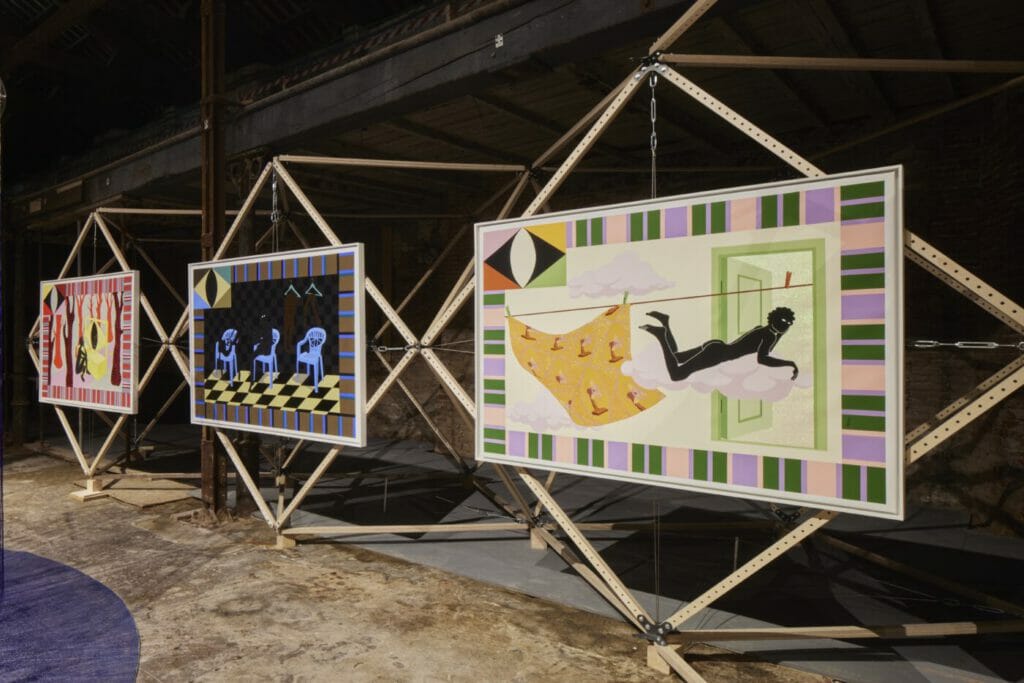 Installation view 2 of The Ghana Pavilion. Image credit: Na Chainkua Reindorf, Lara (2021) Photo: Na Chainkua Reindorf