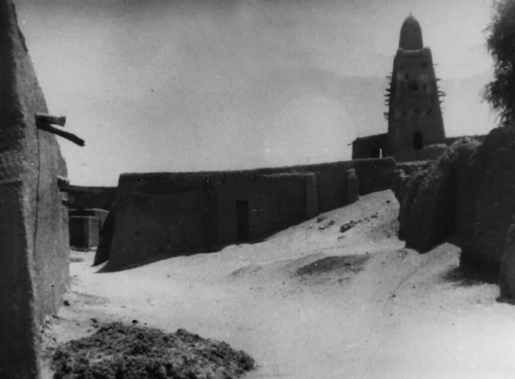 The mosque, a landmark in Timbuktu