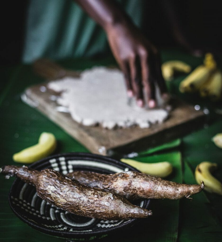 The art of making Vegan Cassava flour banana pancakes