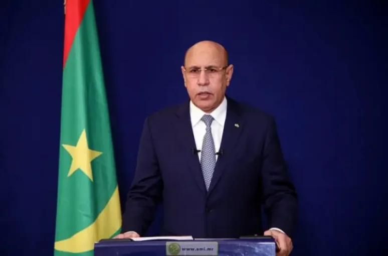 Mauritanian President Mohamed Cheikh El Ghazouani