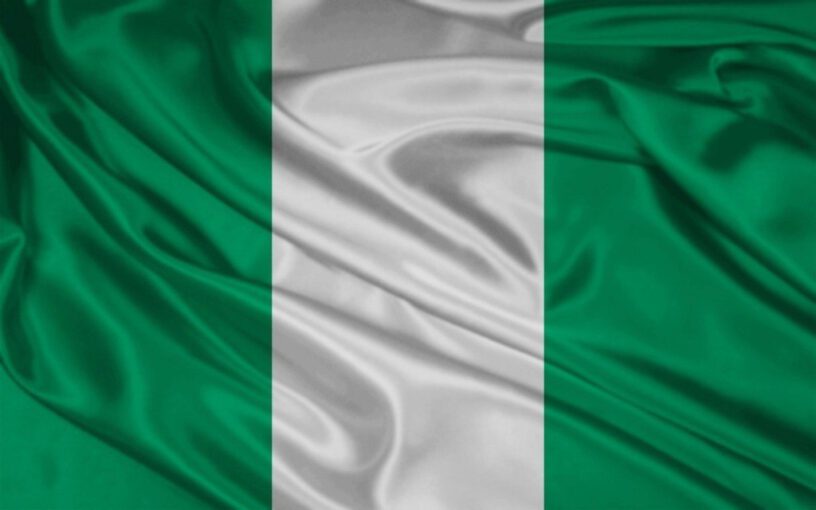 The flag of the Federal Republic of Nigeria