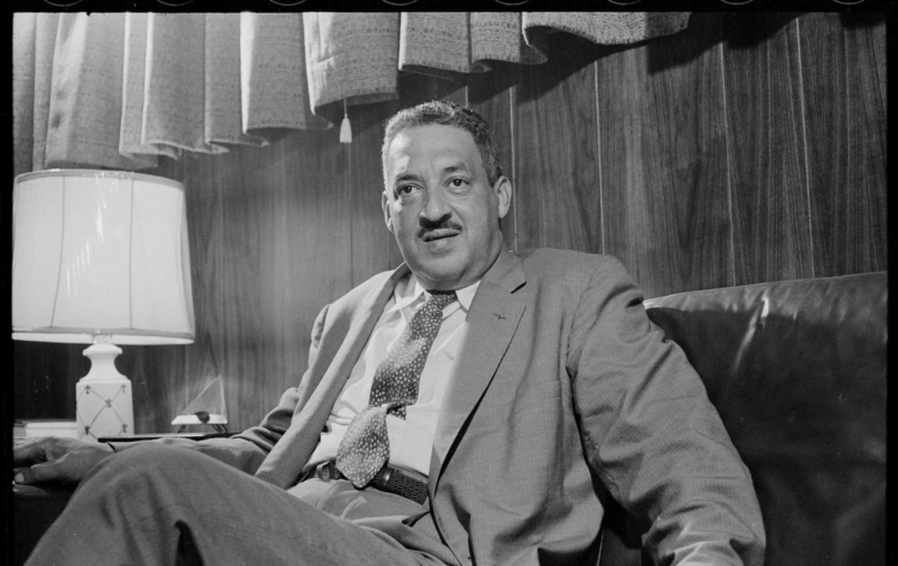The late Supreme Court Justice Thurgood Marshall, an icon in the civil rights movement