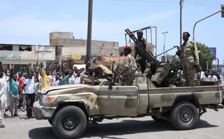 Image of ongoing Sudan civil war