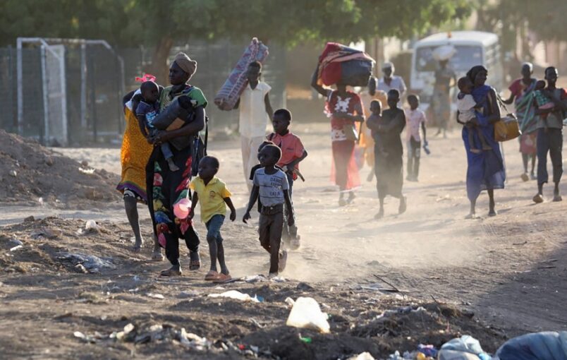 People displaced by the war