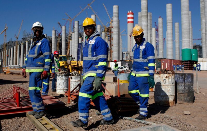 Power plant under construction