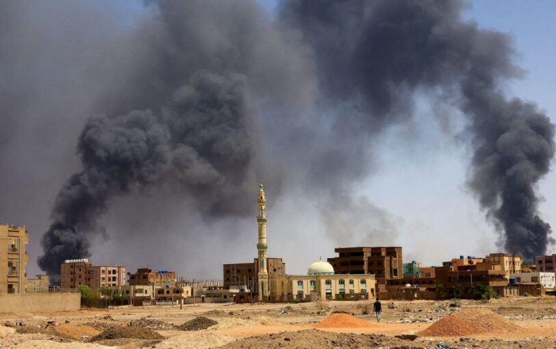 Horrible image of war