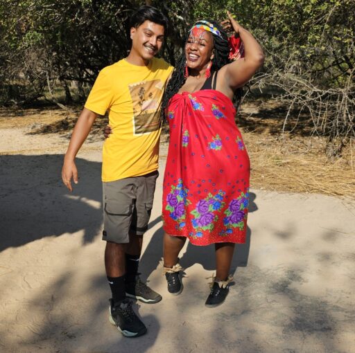 Traditional ritual Tourist “marries” low veld dancer.