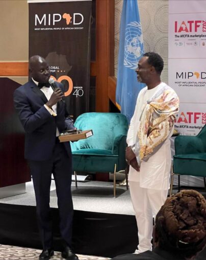 Akol Ayii receives a major award