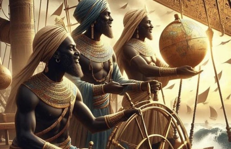 An image from the Sankofa event held in Buffalo, New York where Kulu explored the connection between Black history and the origins of humanity to reveal untold truths about African history. Sankofa means “I am because we are!”