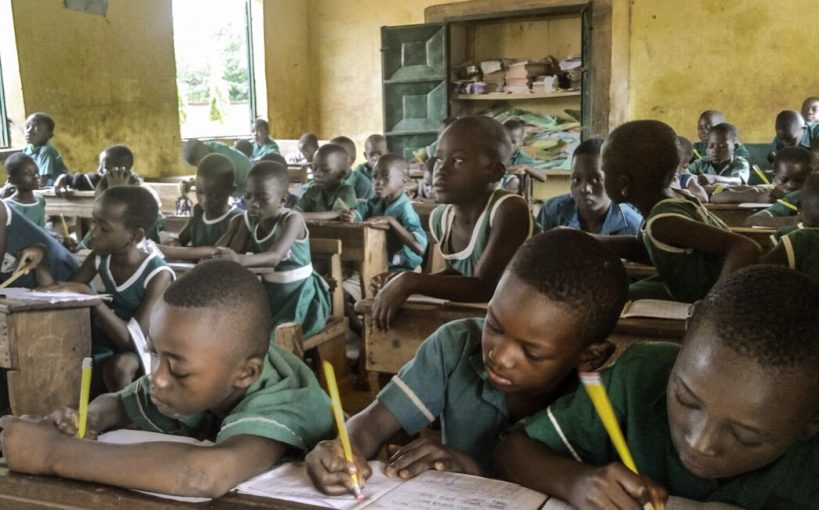 An African classroom. Image courtesy Missionaries of Africa.