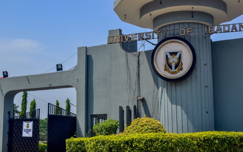 The gate of the University of Ibadan, Nigeria.