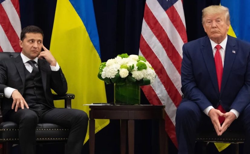 Trump meets with Zelensky