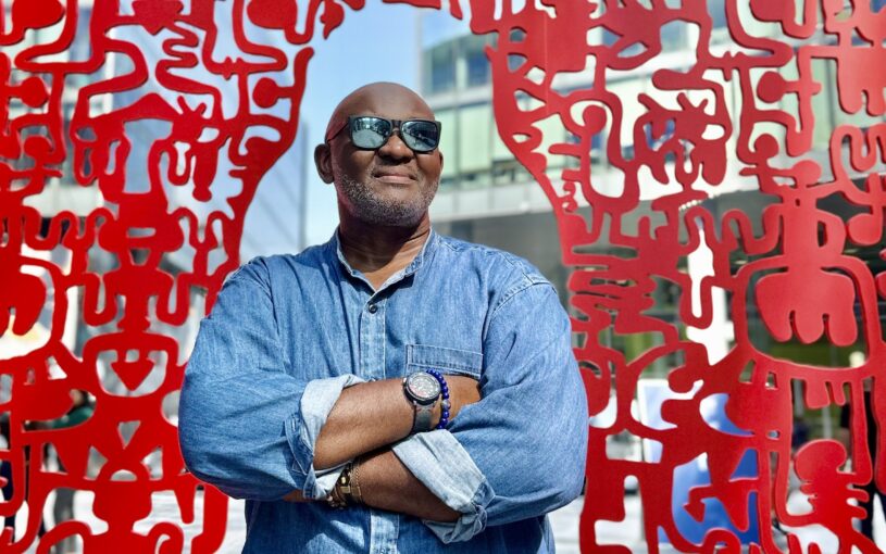 Internationally acclaimed artist of Nigerian origin, Victor Ekpuk.