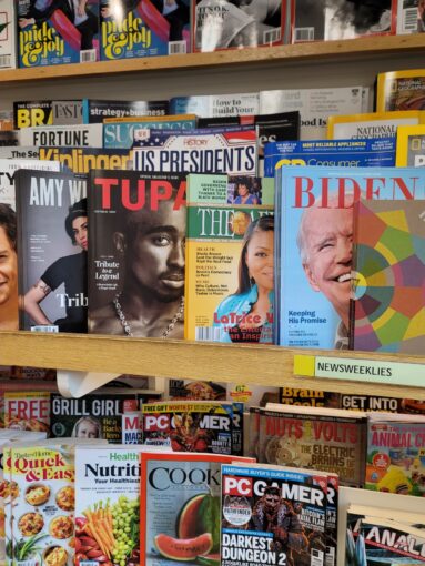 The Volume 27-4 (September/October 2021) issue of The African on sale in the Books-A-Million store in Sterling, Virginia. Image by Samir Salifou for The African.