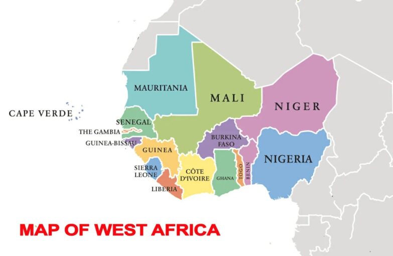 Map of West Africa