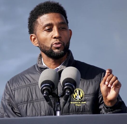 Brandon Scott, Mayor of Baltimore, Maryland.