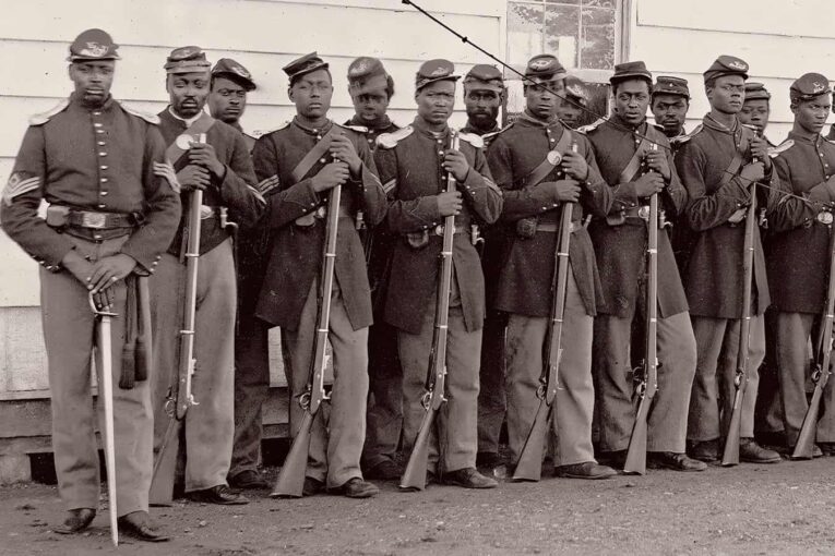 U.S. Colored troop infantry regiment. Courtesy HistoricSouthJersey.com