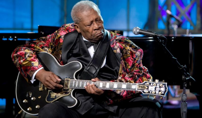 The legendary BB King, the king of the Blues