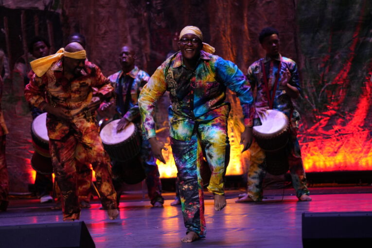 KanKouran senior drummers doing their thing. Courtesy of the company. 