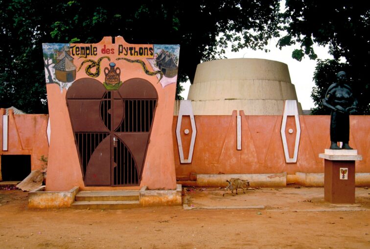 The Python temple in Ouidah