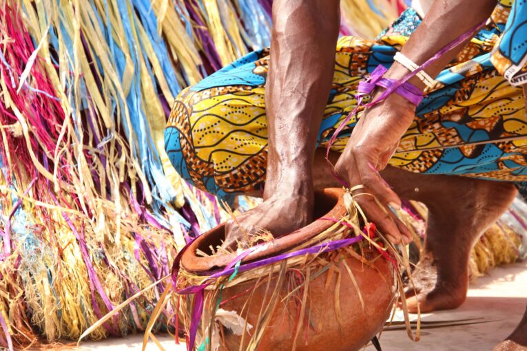The voodoo power being cooked in a pot