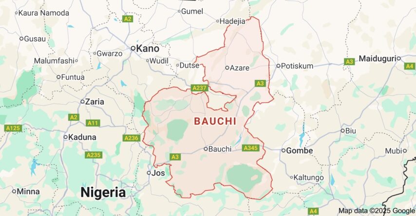 Bauchi on the map