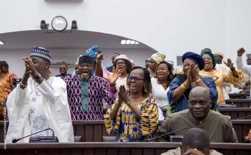 Benin lawnakers rejoice of the passage of constitutional amendments