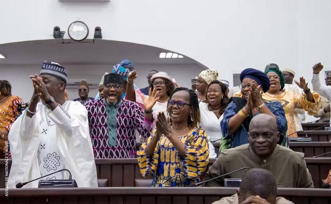 Benin lawnakers rejoice of the passage of constitutional amendments