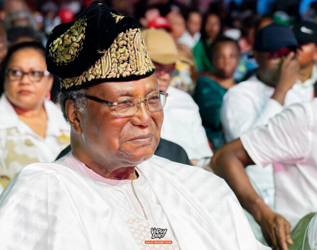 Former Beninese President Nicephore Soglo, the initiator of Ouidah, the grandparent of Vodun Days. Image courtesy of the president's office.