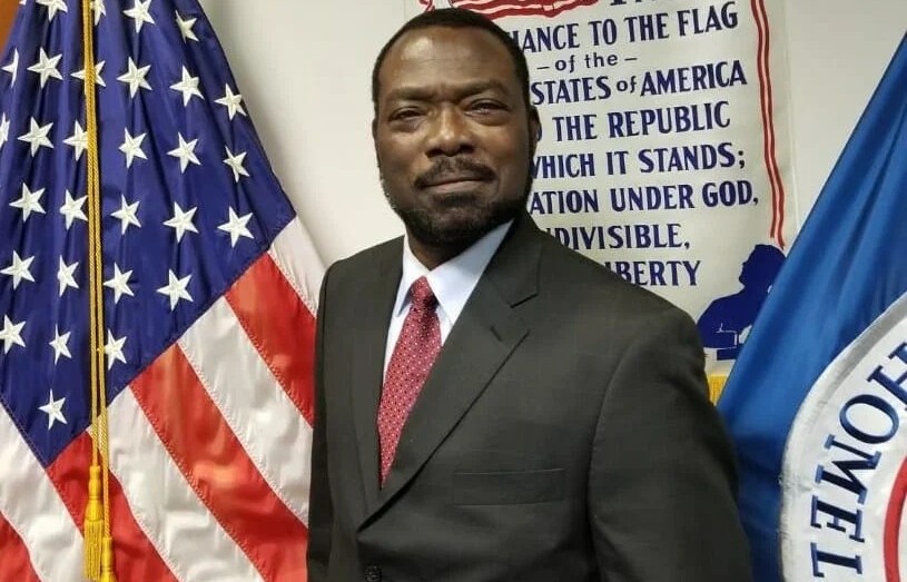 Soumanou Salifou, the founder-publisher of The African magazine, is sworn-in as U.S. citizen in July 2019